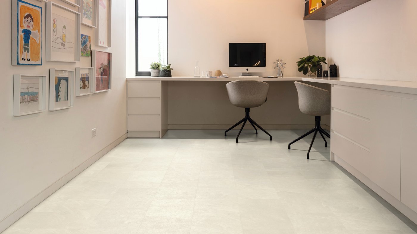 Ivory Riven Slate ST18 floors in an office